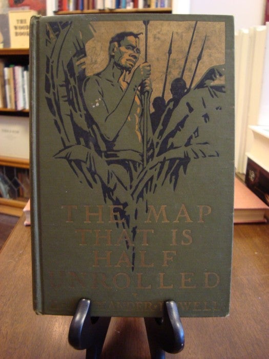 Item #41280 MAP (THE) THAT IS HALF UNROLLED;. E. Alexander Powell.