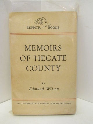 Item #45451 Memoirs Of Hecate County;. Edmund Wilson