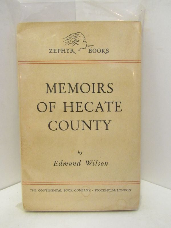 Item #45451 Memoirs Of Hecate County;. Edmund Wilson.