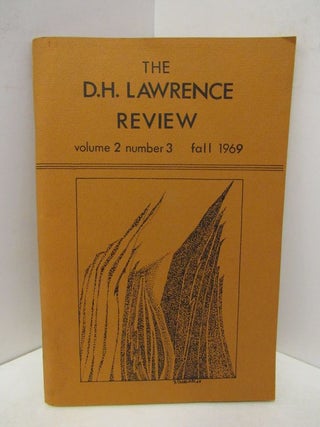 Item #45823 D.H. (THE) LAWRENCE REVIEW VOLUME 2 NUMBER 3 FALL 1969;. James C. Cowan