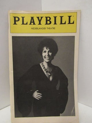 Item #46073 PLAYBILL NEDERLANDER THEATRE LENA HORNE THE LADY AND HER MUSIC;. Playbill