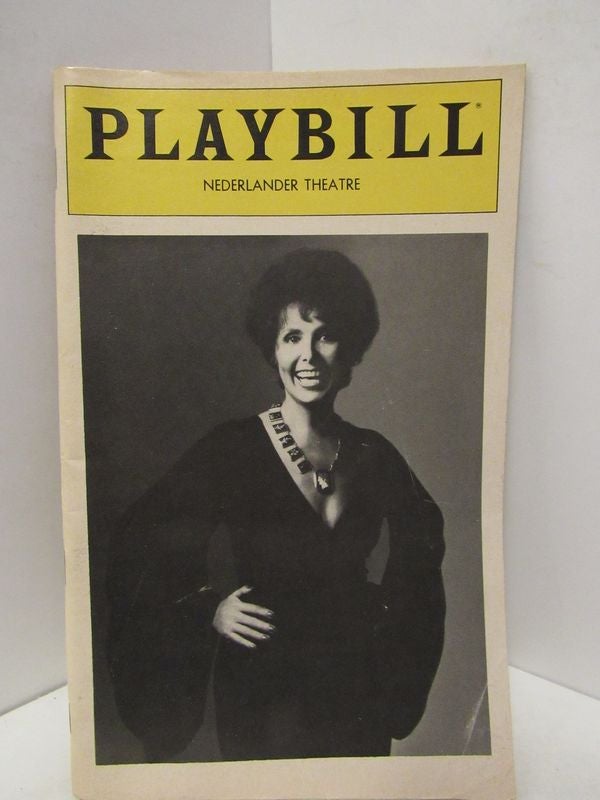 Item #46073 PLAYBILL NEDERLANDER THEATRE LENA HORNE THE LADY AND HER MUSIC;. Playbill.