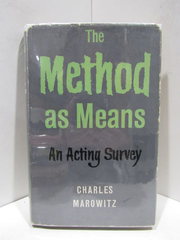 Item #46601 METHOD (THE) AS MEANS;. Charles Marowitz.