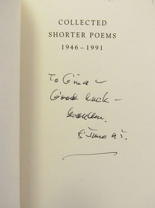 COLLECTED SHORTER POEMS 1946-1991;