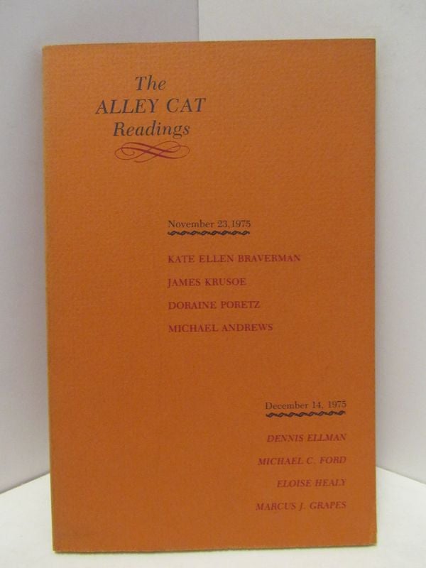 Item #47191 ALLEY CAT READINGS;. Marcus J. And Andrews Grapes, Michael.