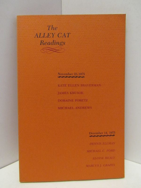 Item #47192 ALLEY CAT READINGS;. Marcus J. And Andrews Grapes, Michael.