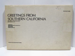 Item #47325 GREETINGS FROM SOUTHERN CALIFORNIA;. Monica Highland