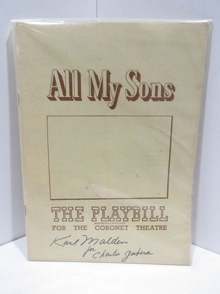 Item #47776 PLAYBILL (THE) FOR CORONET THEATRE: ALL MY SONS