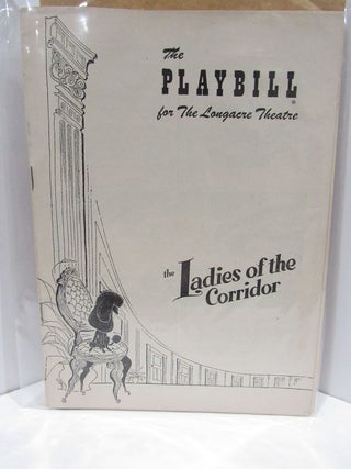 Item #47811 PLAYBILL (THE) FOR THE LONGACRE THEATRE