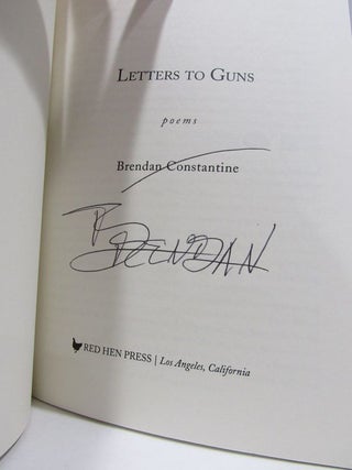 LETTERS TO GUNS;