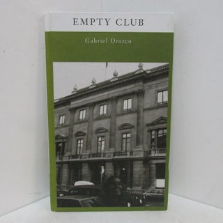 Item #49318 EMPTY CLUB;. Gabriel Orozco