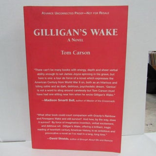Item #49387 GILLIGAN'S WAKE;. Tom Carson