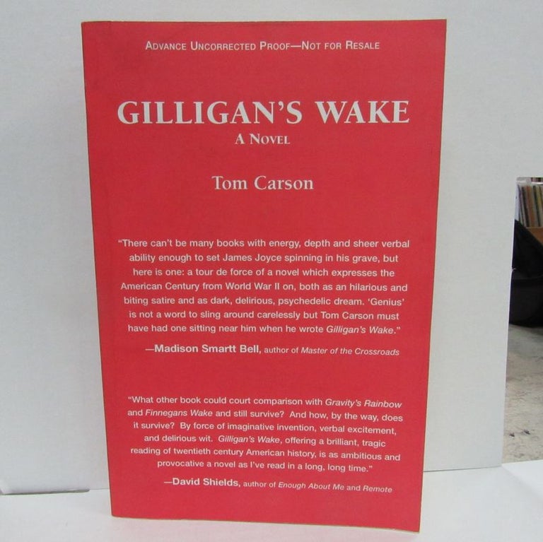 Item #49387 GILLIGAN'S WAKE;. Tom Carson.