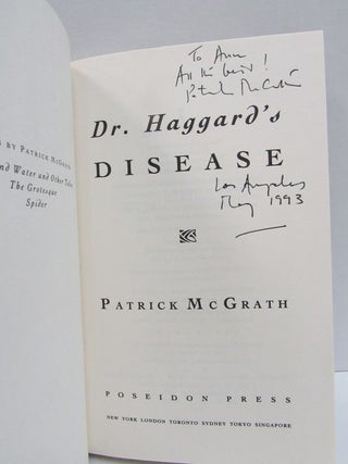 DR. HAGGARD'S DISEASE;
